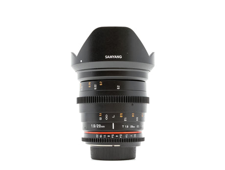 Samyang 20mm T1.9 Cine VDSLR ED AS IF UMC - Nikon Anschluss