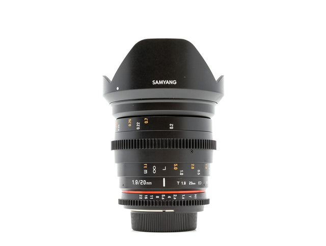 Samyang 20mm T1.9 Cine VDSLR ED AS IF UMC - Nikon Fit de segunda mano en Camera Market