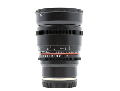 Samyang 16mm T2.2 Cine ED AS UMC CS - Sony E-Mount