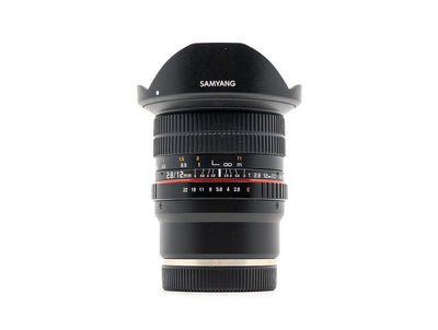 Samyang 12mm f/2.8 ED AS NCS Fisheye – Sony FE Anschluss