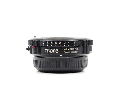 Metabones Nikon G auf BMCC Speed Booster