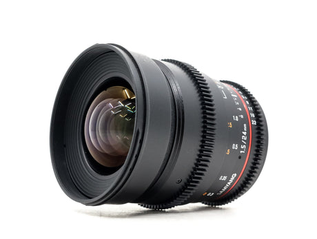 Samyang 24mm T1.5 Cine VDSLR MK2 - Canon EF Anschluss