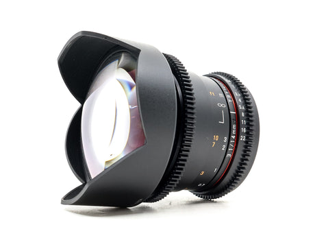 Samyang 14mm T3.1 Cine VDSLR MK2 – Canon EF Anschluss
