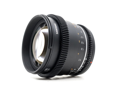 Samyang 85mm T1.5 VDSLR MK2 - Canon EF Anschluss