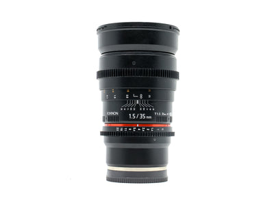 Rokinon 35mm T1.5 AS UMC – Sony FE Anschluss