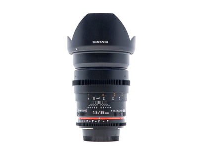 Samyang 35mm T1.5 - Nikon Anschluss