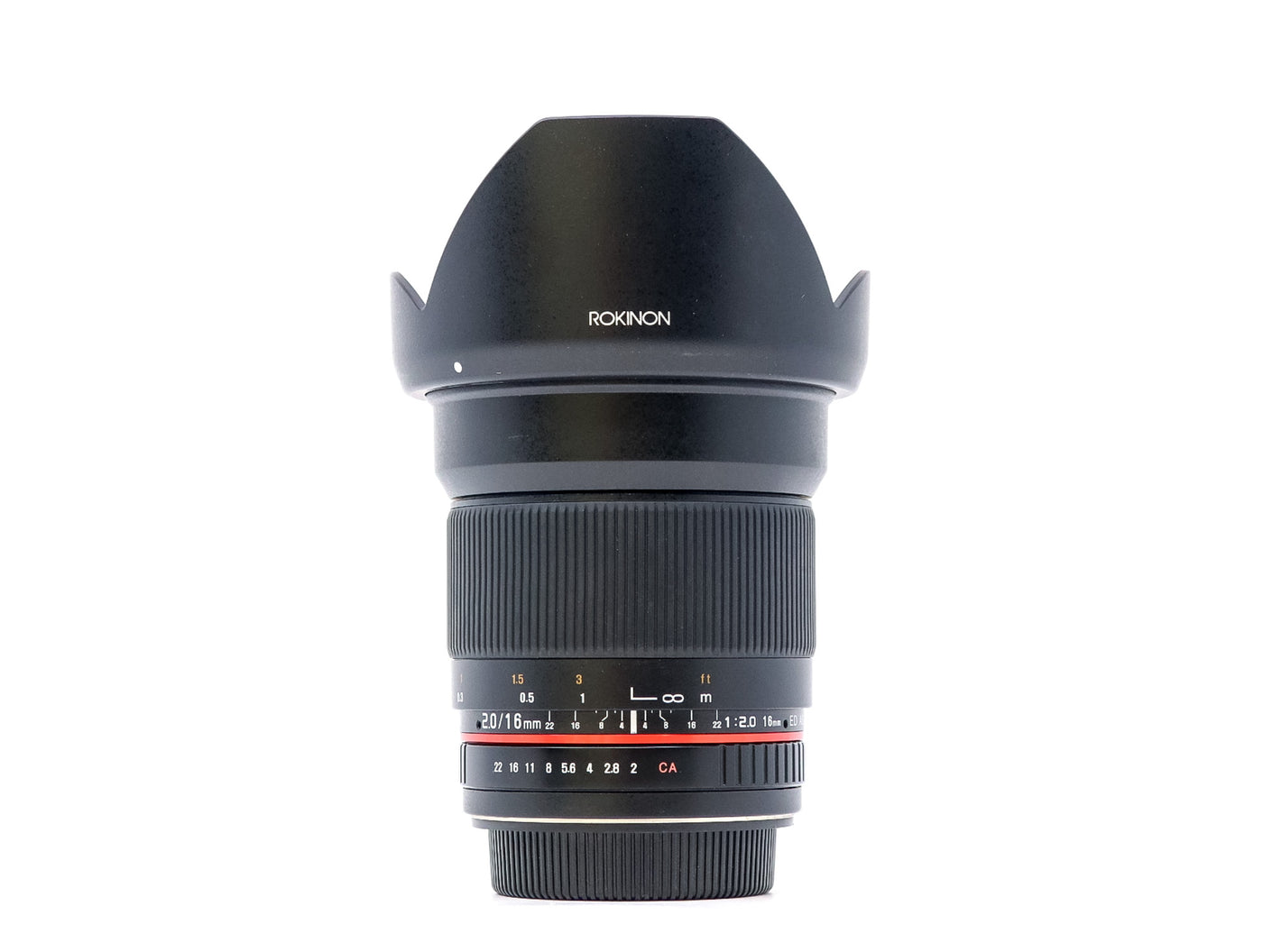 Rokinon 16mm f/2 ED AS UMC CS – Canon EF-S Anschluss · Hauptbild