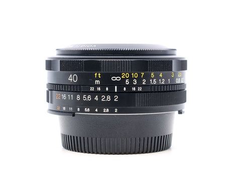 Voigtländer Ultron 40mm f/2 SL II - Nikon Anschluss