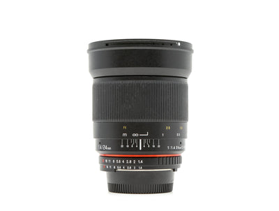 Walimex Pro 24mm f/1.4 ED AS UMC - Nikon Anschluss