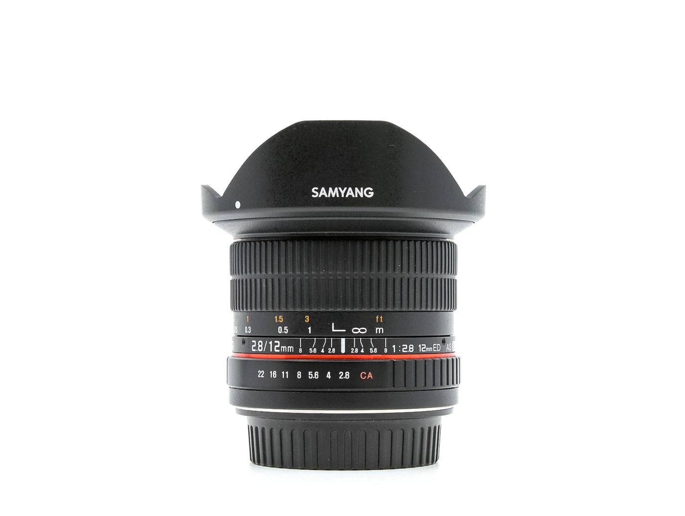 Samyang 12mm f/2.8 ED AS NCS Fisheye – Canon EF Anschluss · Hauptbild