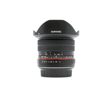 Samyang 12mm f/2.8 ED AS NCS Fisheye – Canon EF Anschluss
