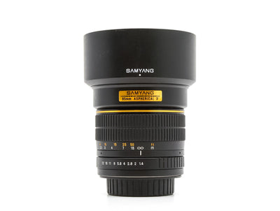 Samyang 85mm f/1.4 ASPH IF - Sony A Anschluss