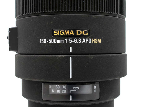 Sigma 150-500mm F/5-6.3 APO DG OS HSM - Sigma SA Anschluss