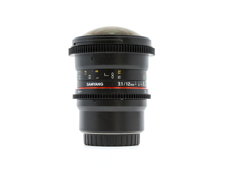 Samyang 12mm T3.1 ED AS NCS VDSLR – Nikon Anschluss