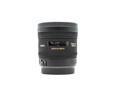 Sigma 4,5 mm f/2,8 EX DC HSM Zirkular-Fisheye – Canon EF-S Anschluss