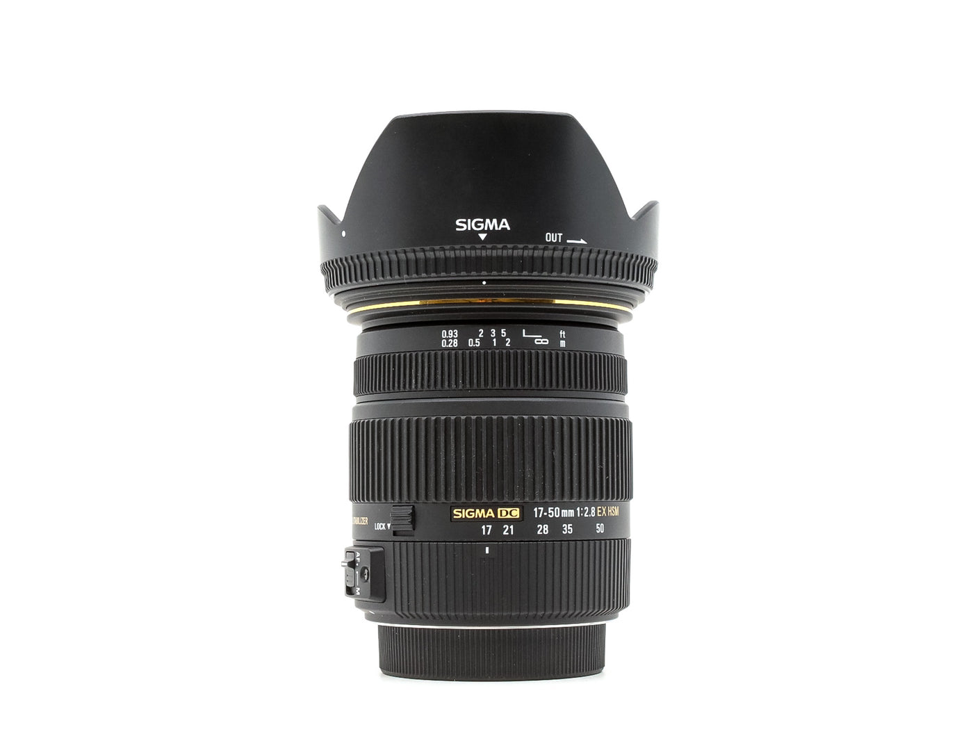 Sigma 17-50mm f/2.8 EX DC OS HSM – Sigma SA Anschluss · Hauptbild