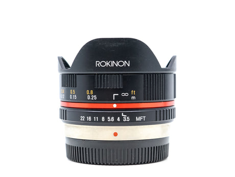 Rokinon 7,5 mm f/3,5 UMC Fisheye – Micro Four Thirds Anschluss