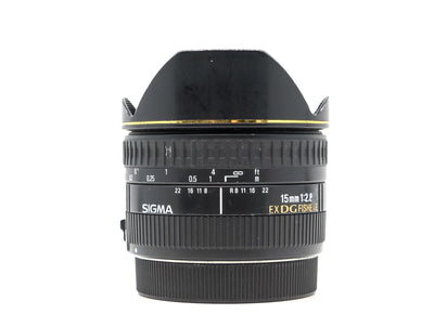 Sigma 15mm f/2.8 EX Fisheye - Canon EF Anschluss