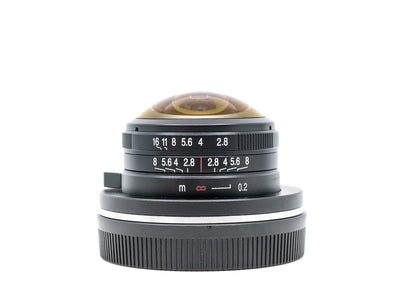 Laowa 4mm f/2.8 Fisheye – Canon EF-M Anschluss
