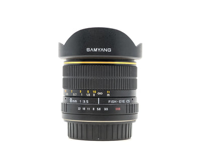 Samyang 8mm f/3.5 Fisheye – Canon EF-S Anschluss