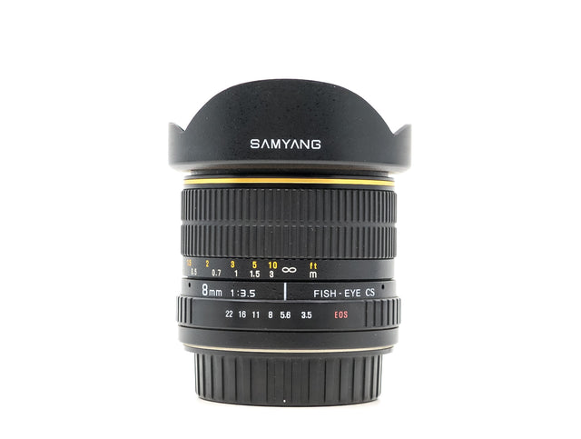 Samyang 8mm f/3.5 Fisheye - Canon EF-S Fit de segunda mano en Camera Market