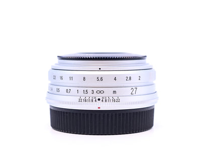 Voigtländer Ultron 27mm f/2 – Fujifilm X Mount