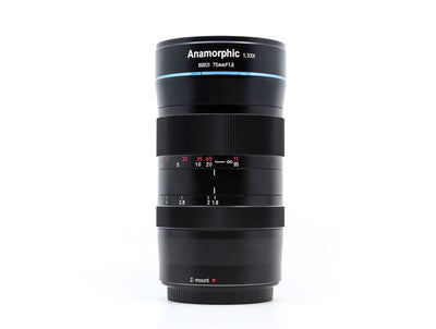 Sirui 75mm f/1.8 1,33x Anamorphot – Nikon Z Anschluss