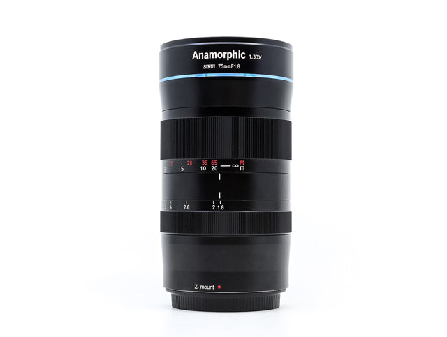Sirui 75mm f/1.8 1.33x Anamorphic - Nikon Z Fit de segunda mano en Camera Market