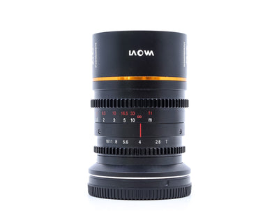 Laowa 27mm T2.8 Nanomorph [Amber Flare] - L Fit