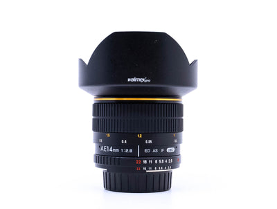 Walimex Pro 14mm f/2.8 ED AS IF UMC - Nikon Anschluss