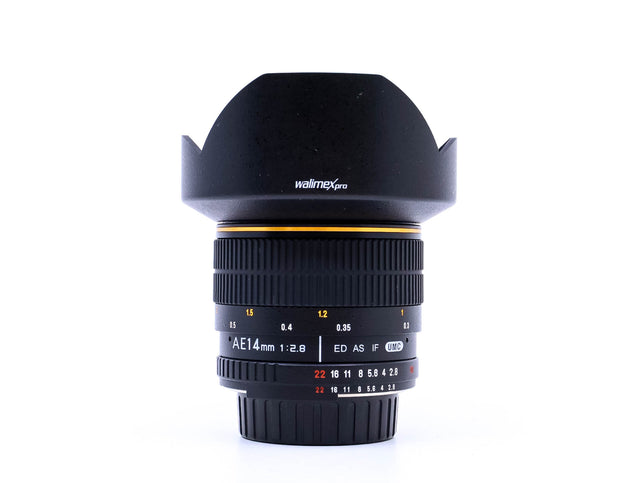 Walimex Pro 14mm f/2.8 ED AS IF UMC - Nikon Fit de segunda mano en Camera Market