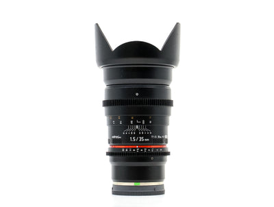 Walimex Pro 35mm T1.5 – Sony FE Anschluss