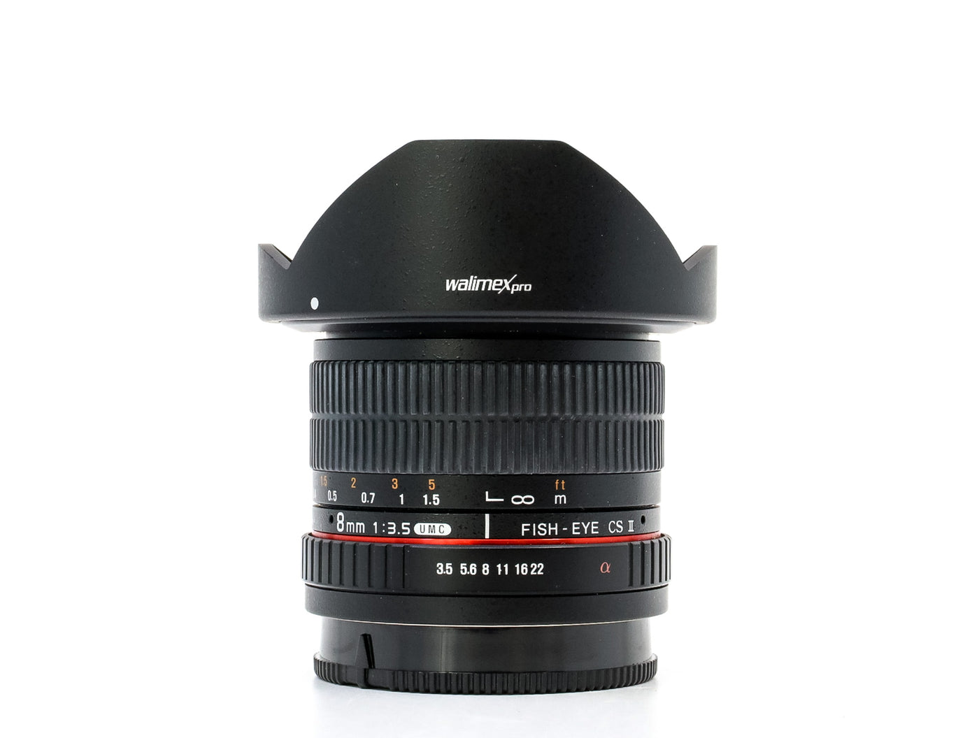Walimex Pro 8mm f/3.5 UMC CS Fisheye II – Sony A Anschluss · Hauptbild