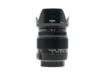Sigma 18-200mm f/3.5-6.3 DC OS HSM II - Nikon Anschluss