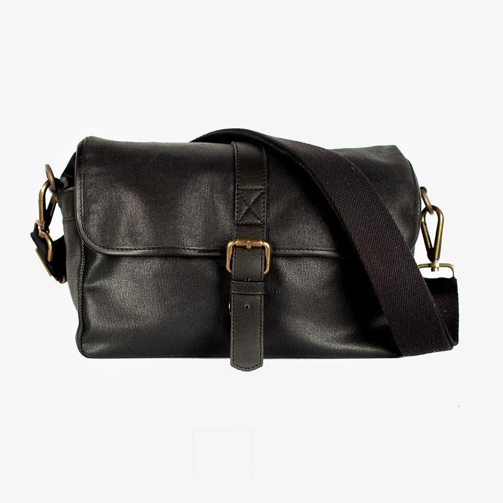 Paris Black Waxed Canvas Kameratasche · Hauptbild
