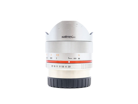 Walimex Pro 8mm f/2.8 UMC Fisheye II – Fujifilm X Anschluss