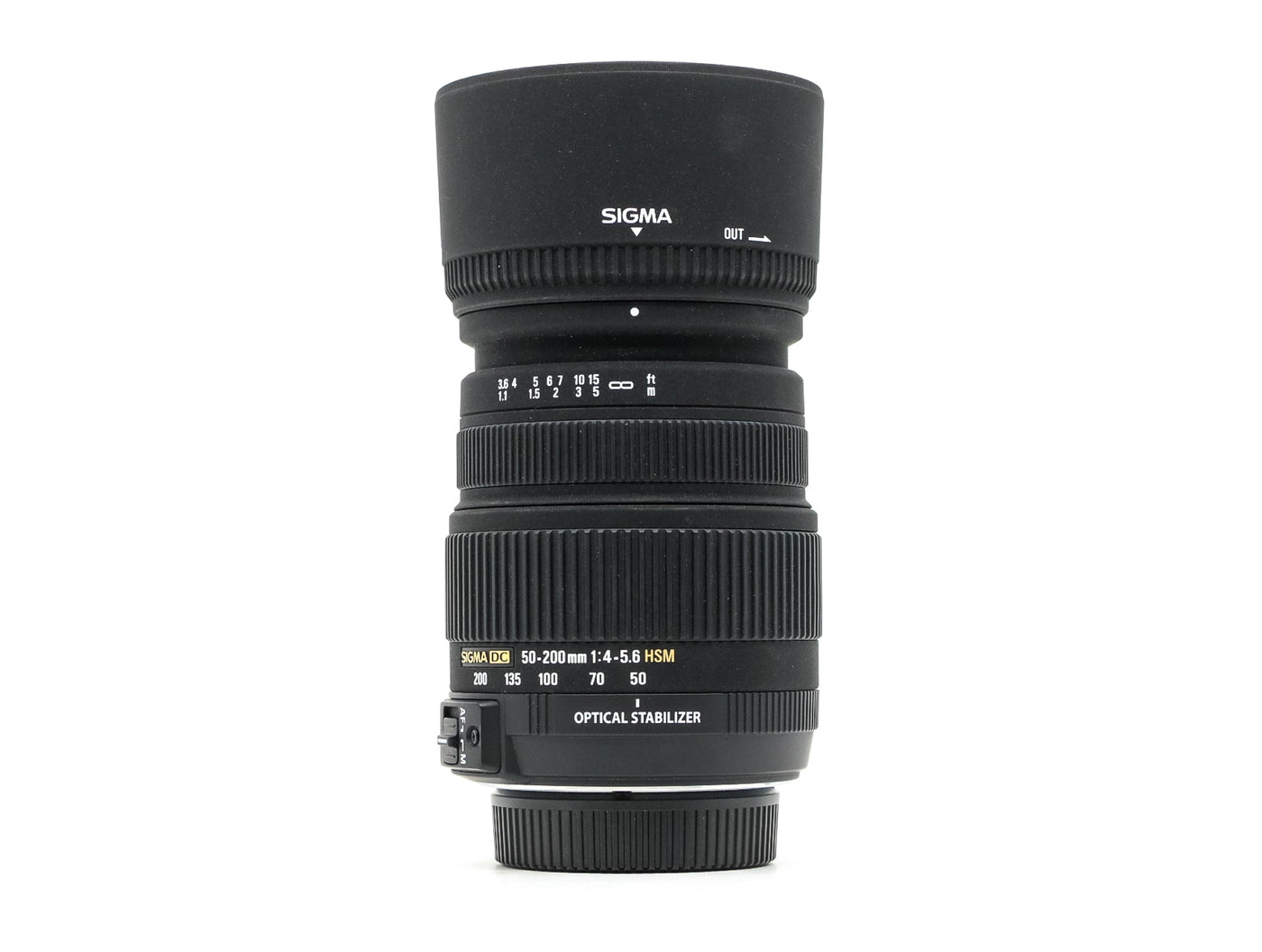 Sigma 50-200mm f/4-5.6 DC OS HSM – Nikon Anschluss · Hauptbild
