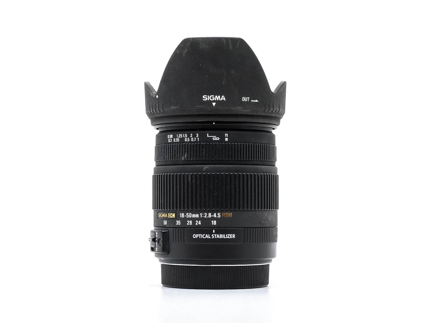 Sigma 18-50mm f/2.8-4.5 DC OS HSM – Canon EF-S Anschluss · Hauptbild