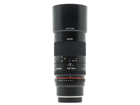 Samyang 100mm f/2.8 ED UMC Macro – Fujifilm X Anschluss