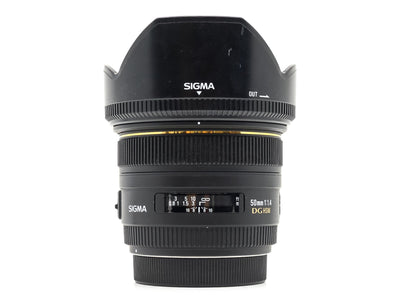 Sigma 50mm f/1.4 EX DG HSM - Canon EF Anschluss