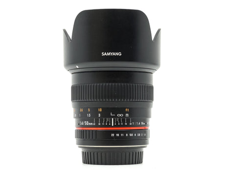 Samyang 50mm f/1.4 AS UMC – Canon EF Anschluss