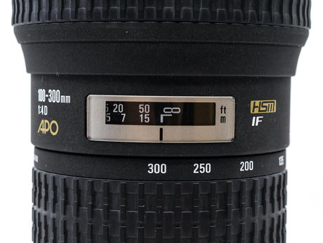 Sigma 100-300mm f/4 EX APO DG IF HSM - Nikon Anschluss