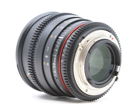 Samyang 50mm T1.5 VDSLR AS UMC - Nikon Anschluss