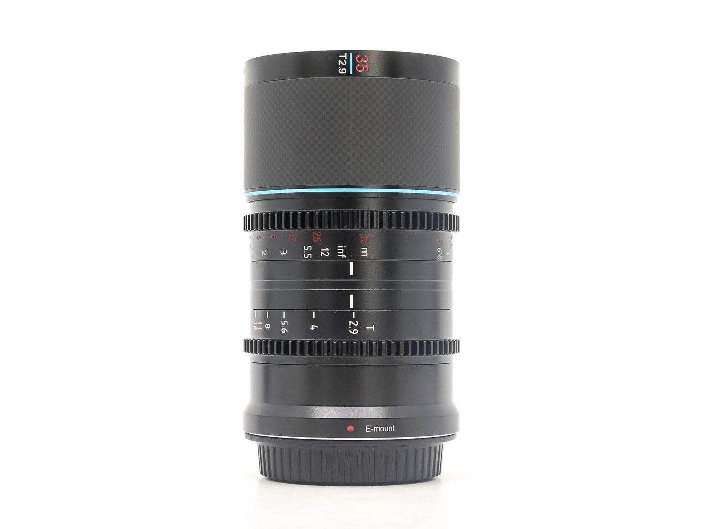 Sirui Saturn 35mm T2.9 1.6x Anamorphic [Blue Flare] – Sony FE · Hauptbild