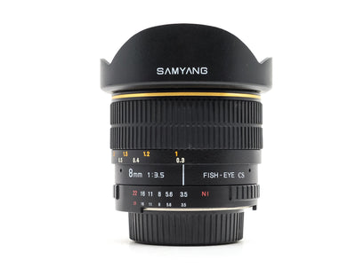 Samyang 8mm f/3.5 Fisheye – Nikon Anschluss