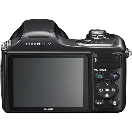 L100 Kompaktkamera – Schwarz + Nikon Nikkor 15-fach optischer Zoom VR 28–420 mm f/3,5–5,4
