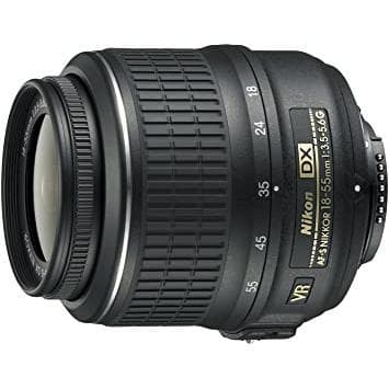 D60 SLR - Schwarz + Nikon AF-S DX Nikkor 18-55 mm f/3.5-5.6G VR f/3.5-5.6G