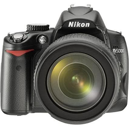 D5000 Spiegelreflexkamera - Schwarz + Nikkor AF-S DX ED GII 18-55mm f/3.5-5.6