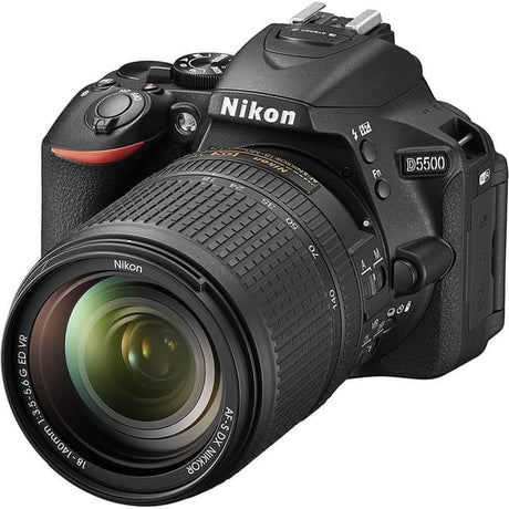 D5500 Spiegelreflexkamera - Schwarz + Nikkor AF-P DX 18-55mm f/3.5-5.6 G VR