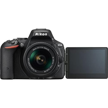 D5500 Spiegelreflexkamera - Schwarz + Nikkor AF-P DX 18-55mm f/3.5-5.6 G VR